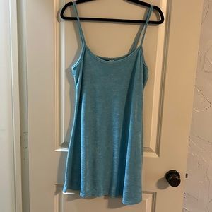 Aqua Blue Jersey Dress